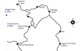 Lower Dolpo Trek Map