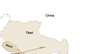 Tibet Tour Map